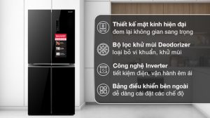 Tủ Lạnh Sharp Inverter 362 Lít SJ-FX420VG-BK - 29