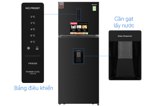 Tủ lạnh Sharp Inverter 417 lít SJ-X417WD-DG - 7