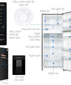 Tủ lạnh Sharp Inverter 417 lít SJ-X417WD-DG - 21