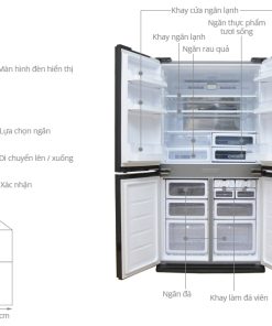 Tủ lạnh Sharp Inverter 626 lít SJ-FX630V-ST - 24 Tủ lạnh Sharp Inverter 626 lít SJ-FX630V-ST - 23