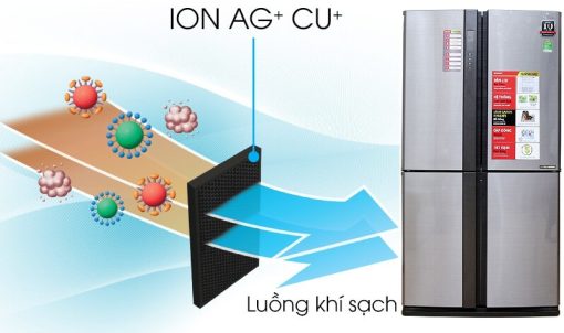 Tủ lạnh Sharp Inverter 678 lít SJ-FX680V-ST - 11