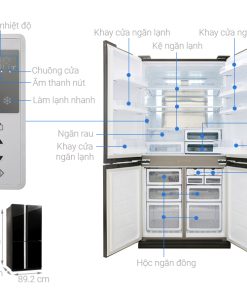 Tủ lạnh Sharp Inverter 678 lít SJ-FX688VG-BK - 24 Tủ lạnh Sharp Inverter 678 lít SJ-FX688VG-BK - 23