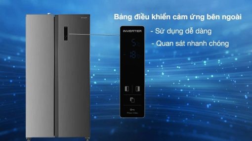 Tủ lạnh Sharp Inverter 442 Lít SJ-SBX440V-DS - 13