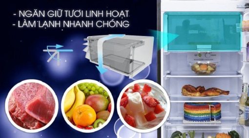 Tủ lạnh Sharp Inverter 253 lít SJ-X282AE-SL - 11