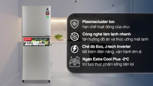 Tủ lạnh Sharp Inverter SJ-XP382AE-SL 360 lít - 25