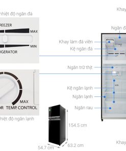 Tủ lạnh Toshiba Inverter 233 lít GR-A28VM(UKG1) - 20 Tủ lạnh Toshiba Inverter 233 lít GR-A28VM(UKG1) - 19