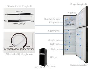 Tủ lạnh Toshiba Inverter 233 lít GR-A28VM(UKG1) - 19