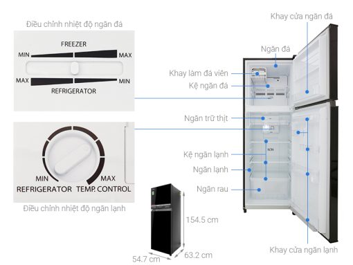 Tủ lạnh Toshiba Inverter 233 lít GR-A28VM(UKG1) - 3
