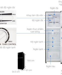 Tủ lạnh Toshiba Inverter 253 lít GR-B31VU SK - 24 Tủ lạnh Toshiba Inverter 253 lít GR-B31VU SK - 23