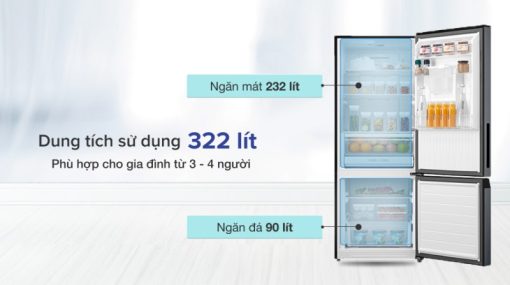 Tủ lạnh Toshiba Inverter 322 lít GR-RB405WE-PMV(06)-MG - 7