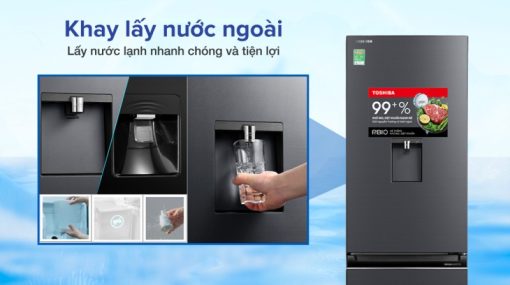 Tủ lạnh Toshiba Inverter 322 lít GR-RB405WE-PMV(06)-MG - 21