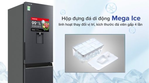 Tủ lạnh Toshiba Inverter 322 lít GR-RB405WE-PMV(06)-MG - 11