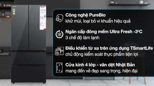 Tủ lạnh Toshiba Inverter 515 lít GR-RF669WI-PGV(A9)-BG - 7