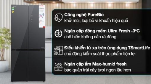 Tủ lạnh Toshiba Inverter 515 lít GR-RF670WI-PGV(A9)-BG - 7