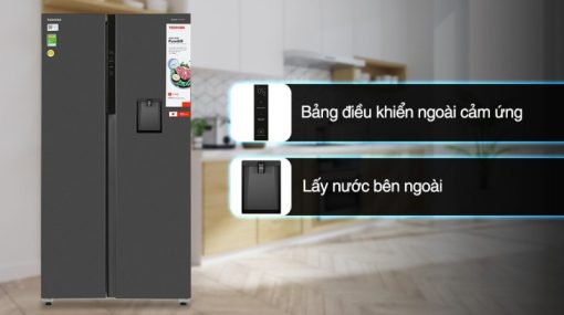 Tủ lạnh Toshiba Inverter 596 lít GR-RS775WI-PMV(06)-MG - 9