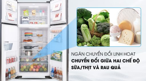 Tủ lạnh Hitachi Inverter 540 lít R-FW690PGV7-GBK - 9