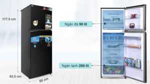 Tủ lạnh Panasonic Inverter 366 lít NR-TL381GPKV - 49