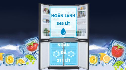 Tủ lạnh Sharp Inverter 626 lít SJ-FX630V-ST - 19