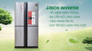 Tủ lạnh Sharp Inverter 626 lít SJ-FX630V-ST - 27
