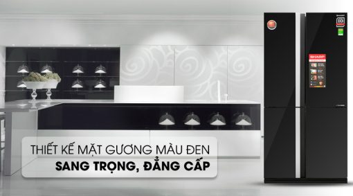 Tủ lạnh Sharp Inverter 678 lít SJ-FX688VG-BK - 21