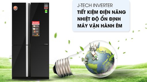 Tủ lạnh Sharp Inverter 678 lít SJ-FX688VG-BK - 17