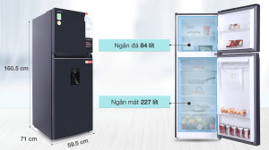 Tủ lạnh Toshiba Inverter 311 lít GR-RT395WE-PMV(06)-MG - 29