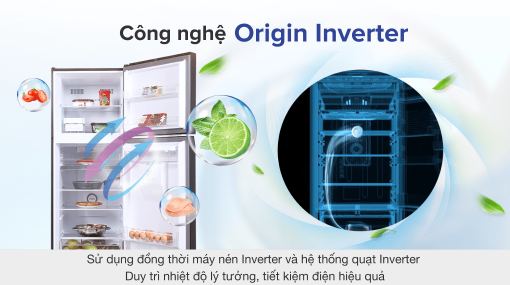 Tủ lạnh Toshiba Inverter 311 lít GR-RT395WE-PMV(06)-MG - 21