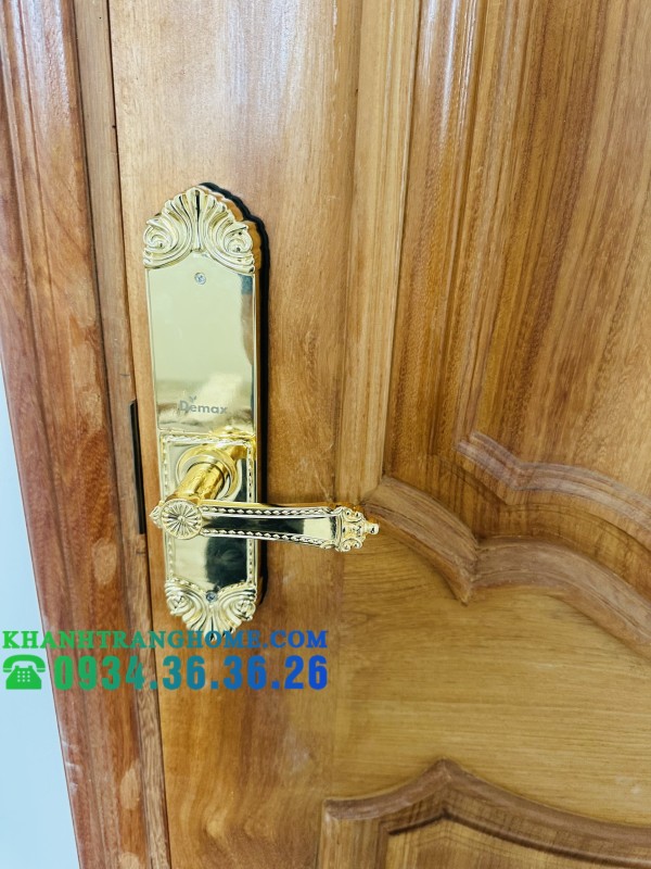 KHÓA CỬA VÂN TAY DEMAX SL280 BRASS 24K - 14