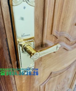 Khóa cửa vân tay DEMAX SL280 BRASS 24K tiêu chuẩn Đức - 86 Khóa cửa vân tay DEMAX SL280 BRASS 24K tiêu chuẩn Đức - 85