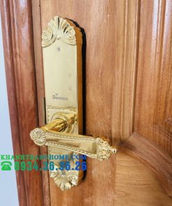 Khóa cửa vân tay DEMAX SL280 BRASS 24K tiêu chuẩn Đức - 88 Khóa cửa vân tay DEMAX SL280 BRASS 24K tiêu chuẩn Đức - 87