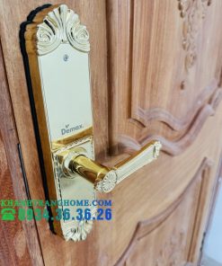 Khóa cửa vân tay DEMAX SL280 BRASS 24K tiêu chuẩn Đức - 92 Khóa cửa vân tay DEMAX SL280 BRASS 24K tiêu chuẩn Đức - 91