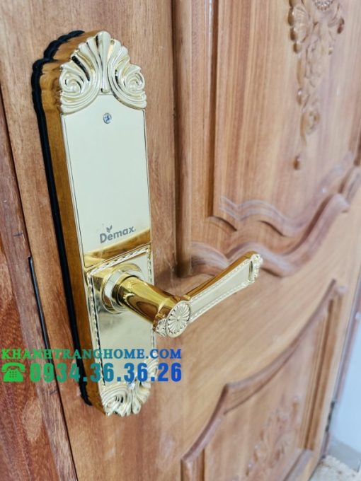 Khóa cửa vân tay DEMAX SL280 BRASS 24K tiêu chuẩn Đức - 25