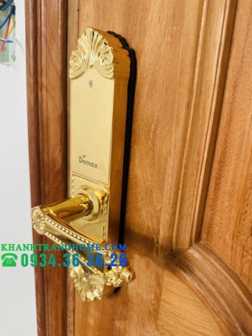 Khóa cửa vân tay DEMAX SL280 BRASS 24K tiêu chuẩn Đức - 31