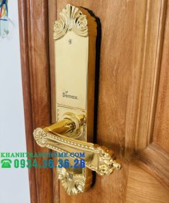 Khóa cửa vân tay DEMAX SL280 BRASS 24K tiêu chuẩn Đức - 102 Khóa cửa vân tay DEMAX SL280 BRASS 24K tiêu chuẩn Đức - 101