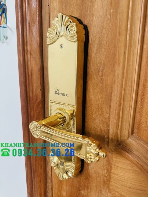 Khóa cửa vân tay DEMAX SL280 BRASS 24K tiêu chuẩn Đức - 35
