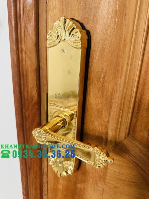 Khóa cửa vân tay DEMAX SL280 BRASS 24K tiêu chuẩn Đức - 41