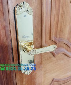 Khóa cửa vân tay DEMAX SL280 BRASS 24K tiêu chuẩn Đức - 110 Khóa cửa vân tay DEMAX SL280 BRASS 24K tiêu chuẩn Đức - 109