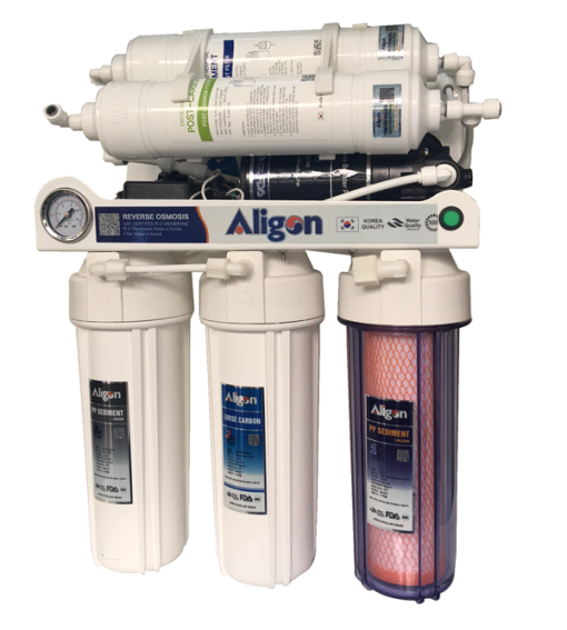 MÁY LỌC NƯỚC RO ALIGON A60-3C 6 LÕI KHÔNG TỦ