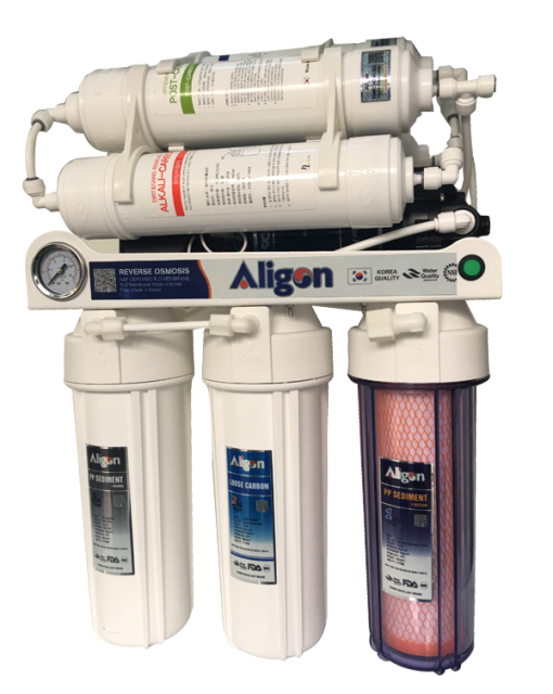 MÁY LỌC NƯỚC RO ALIGON A70-3C 7 LÕI KHÔNG TỦ
