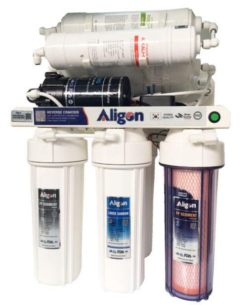 MÁY LỌC NƯỚC RO ALIGON A70-4C 8 LÕI KHÔNG VỎ