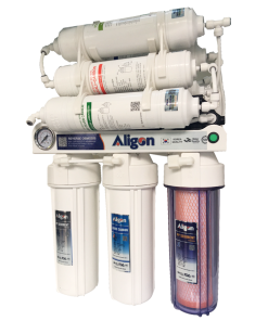 MÁY LỌC NƯỚC RO ALIGON A80-4C TỦ KÍNH CƯỜNG LỰC