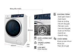 Máy giặt Electrolux Inverter 10 kg EWF1042Q7WB - 25