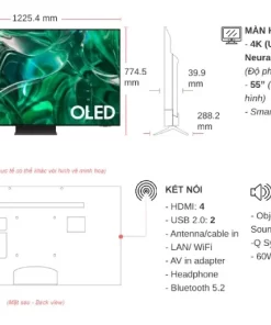 Smart Tivi OLED Samsung 4K 55 inch 55S95CA - 21
