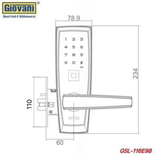 KHÓA THÔNG MINH GIOVANI GSL-116E98 - 3