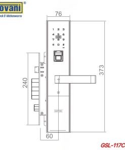 KHÓA CỬA GIOVANI GSL 117C99G - 5