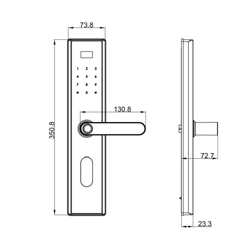 KHÓA CỬA THÔNG MINH GIOVANI GSL-630B