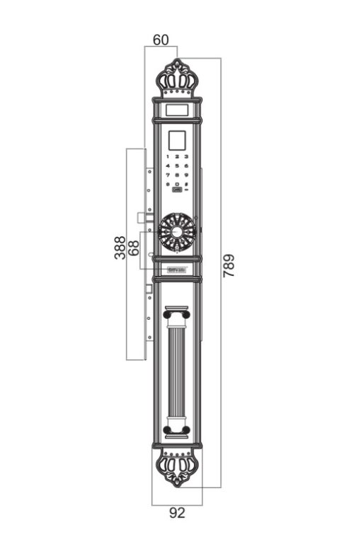 Khóa Điện Tử Giovani GSL-91A137 - 3