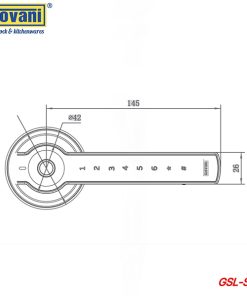 KHÓA CỬA GIOVANI GSL-S3 - 8 KHÓA CỬA GIOVANI GSL-S3 - 7