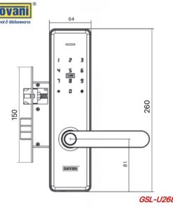 KHÓA THÔNG MINH GIOVANI GSL-U268B - 14 KHÓA THÔNG MINH GIOVANI GSL-U268B - 13