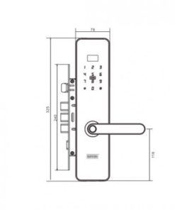 KHÓA ĐIỆN TỬ GIOVANI GSL-U311B - 5